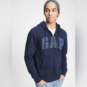 NWT Gap Men’s Logo Full-Zip Hoodie S